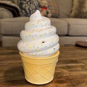 SALE Scentsy Home ICE CREAM CONE Element Fragrance Wax Melt Warmer confetti colo